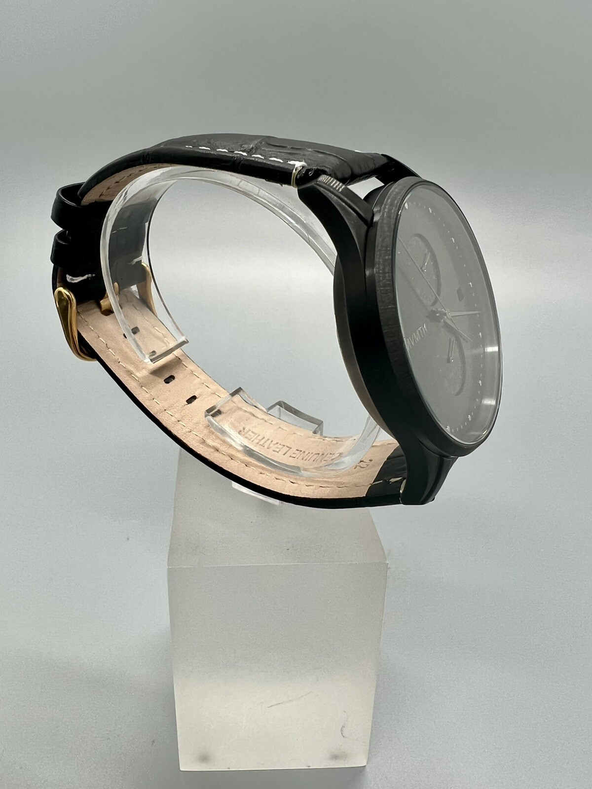 MVMT By Movado Voyager Chronograph Watch Men Matte Black Date 42mm .