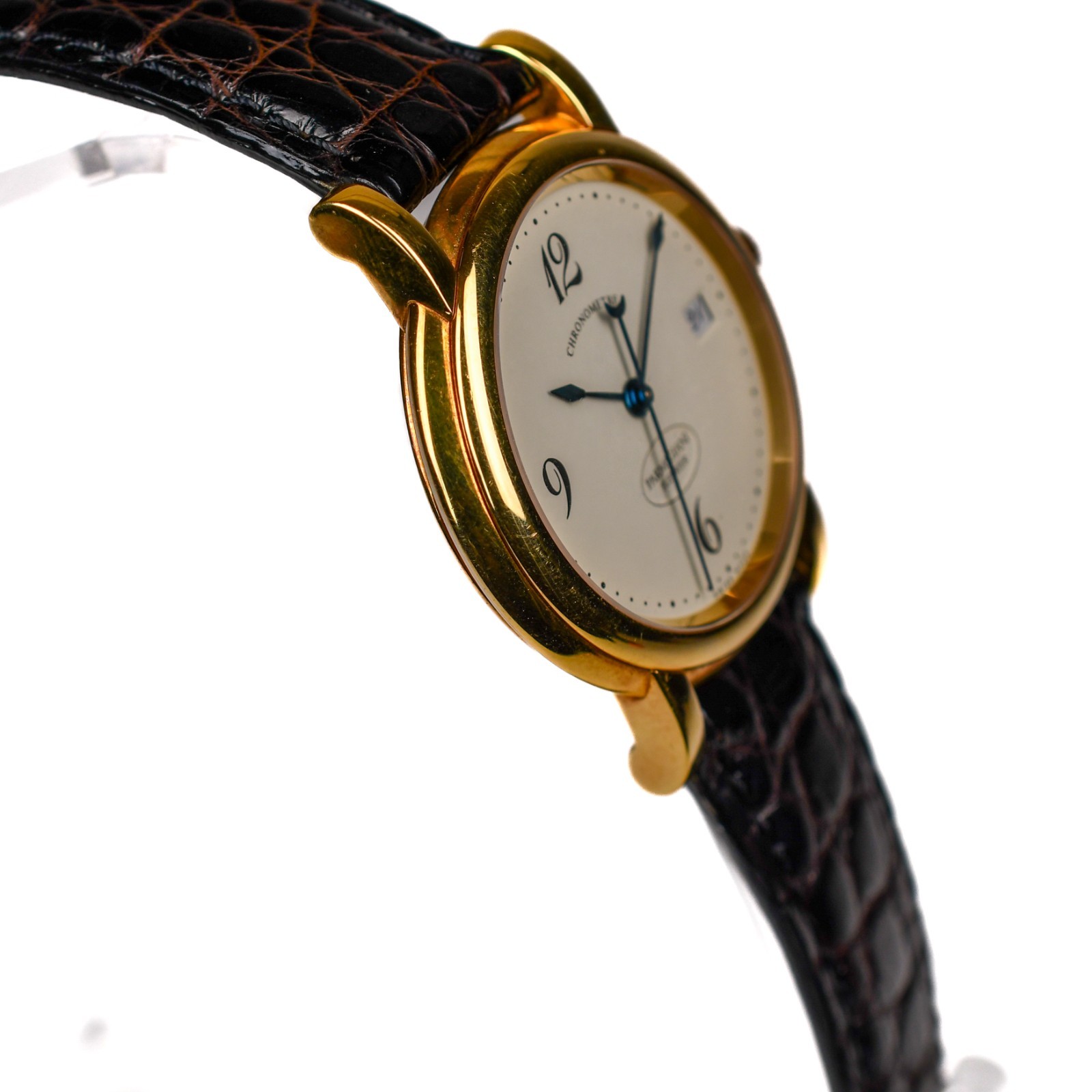 Parmigiani Fleurier Basica 18k Rose Gold 37mm Ref C04440 Automatic Cal PF340