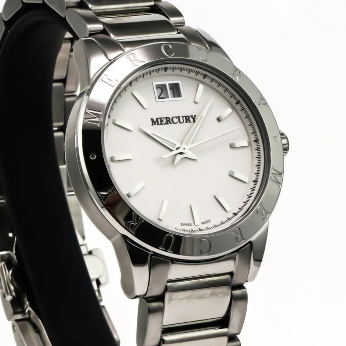 Mercury – Swiss Watch – ME340-SS-1 Quartz 36 mm ME340 50m (5 ATM, 169 ft)
