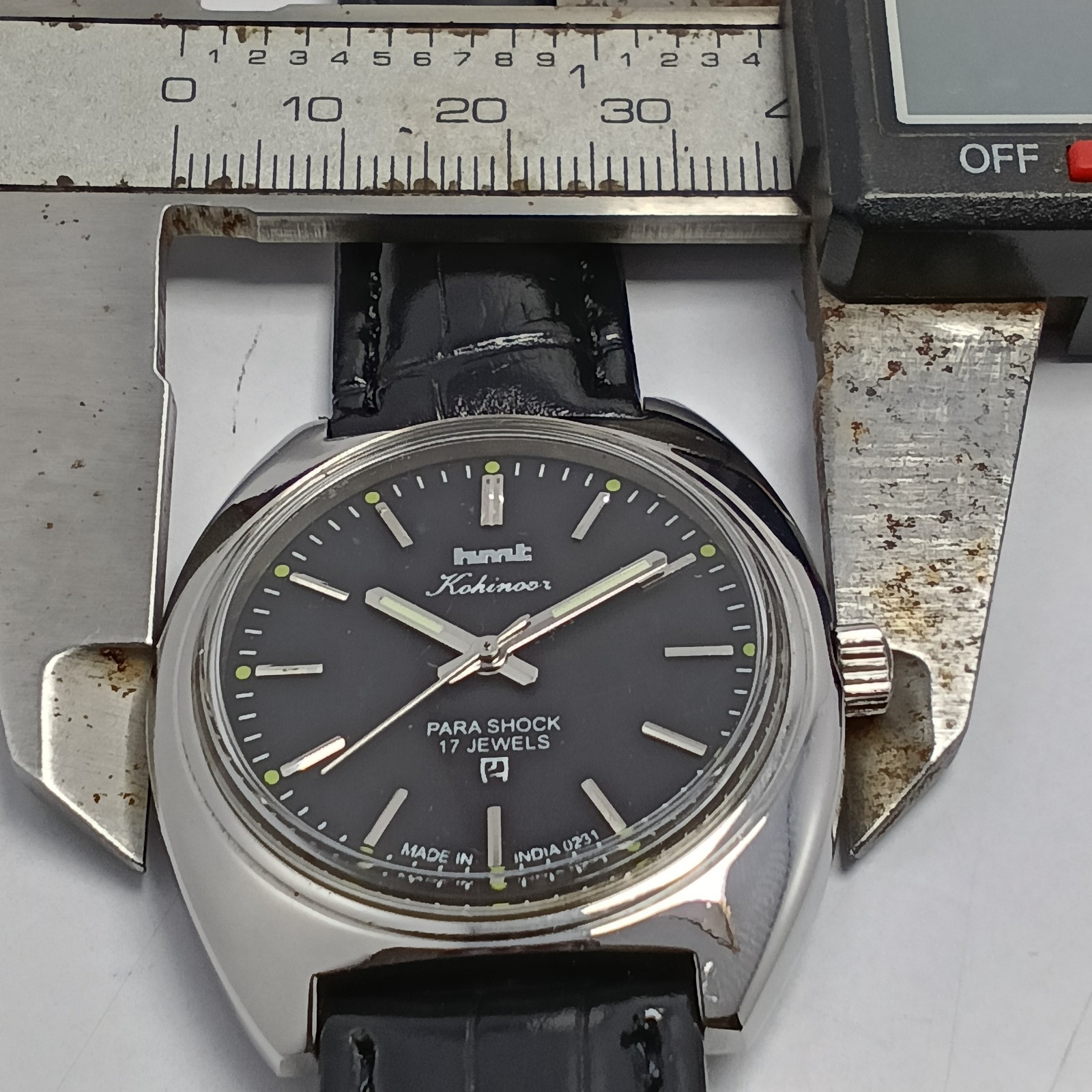 HMT Kohinoor 17 Jewels Hand Winding Wrist Watch For Men’s In Working Condition