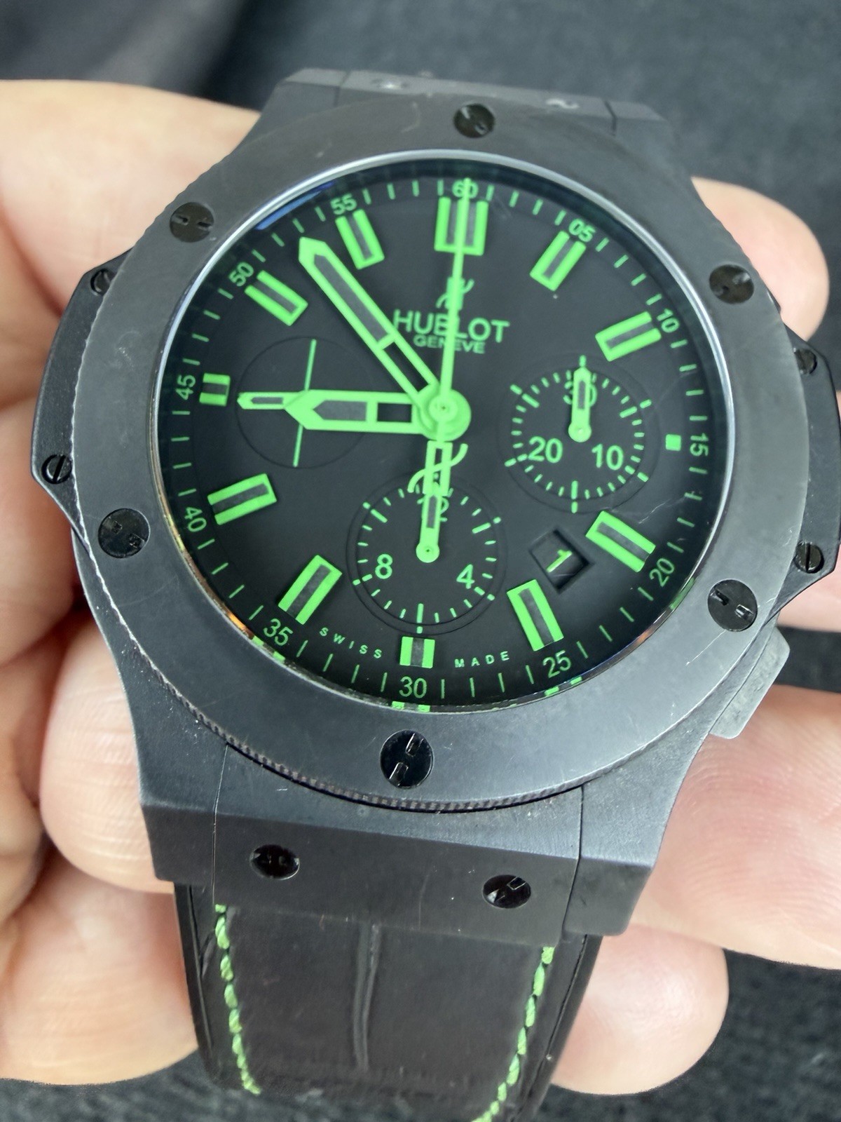 Hublot Big Bang All Black “Green” Limited Edition 301.CI.1190.GR.ABG11