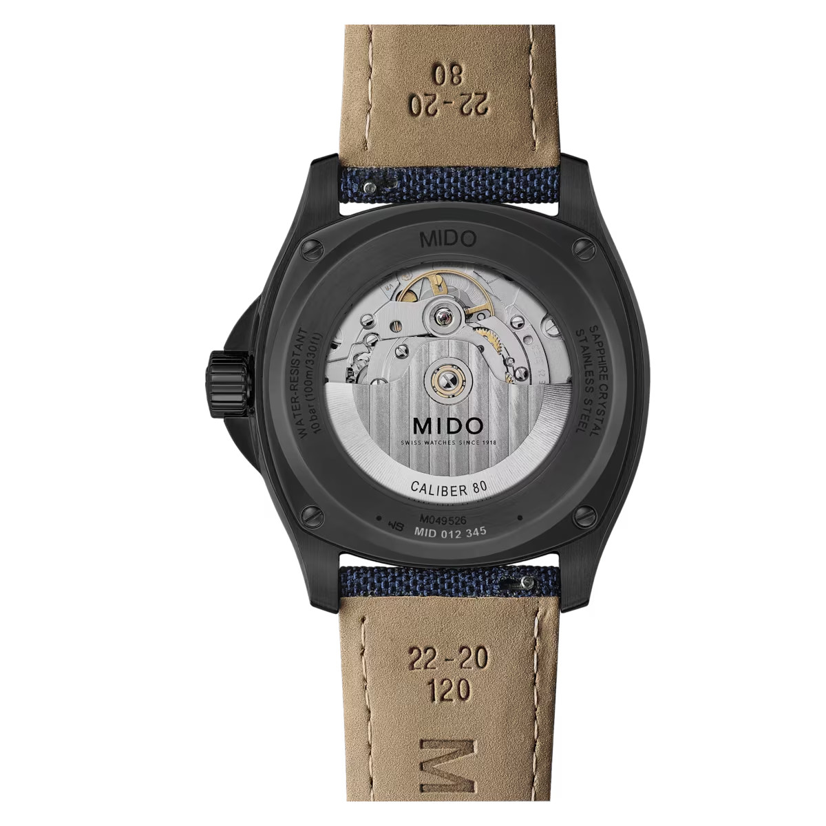 *BRAND NEW* Mido Multifort TV Big Date Blue Gradient Men’s Watch M0495263704100