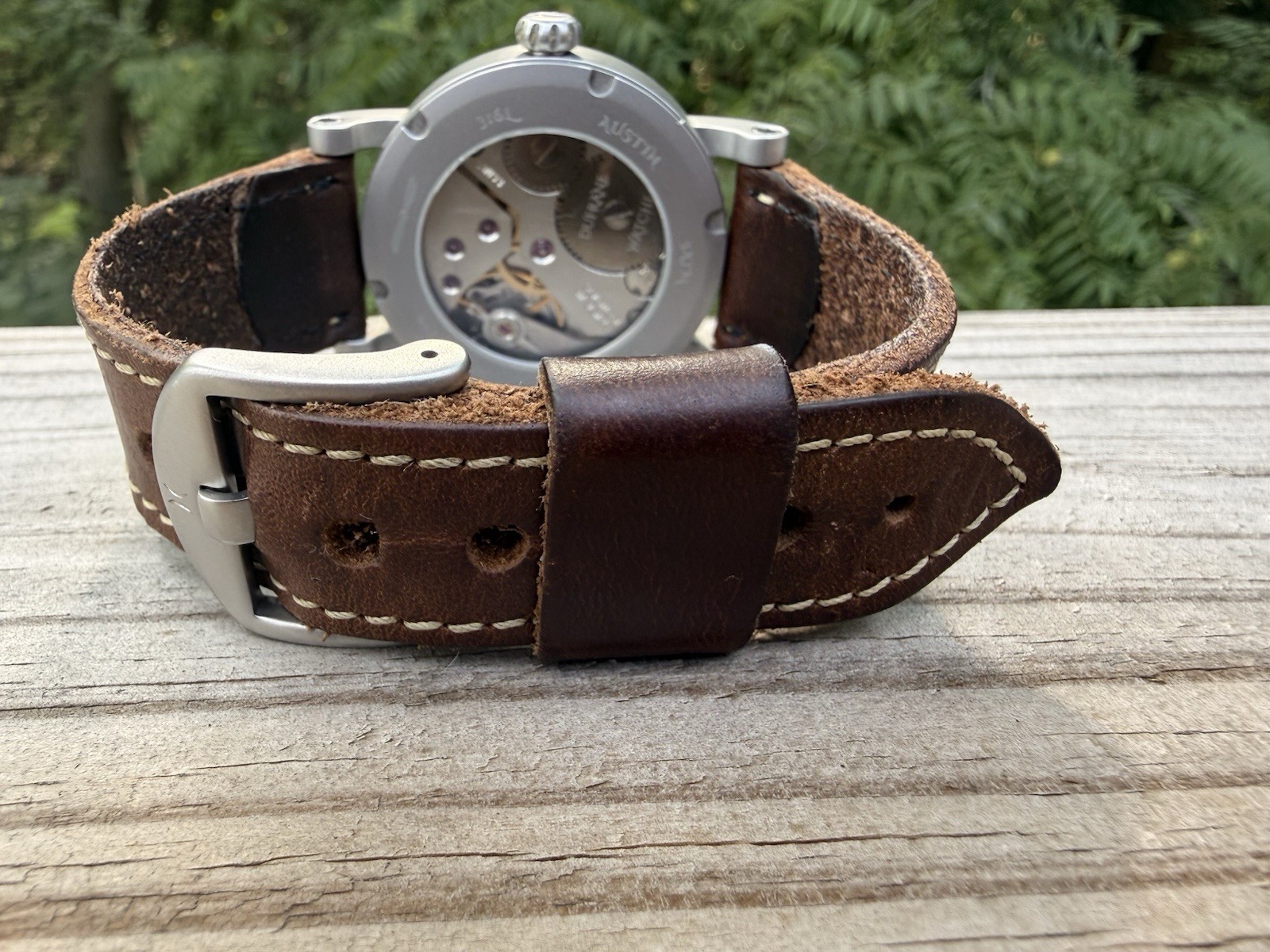 Dufrane Bergstrom Men’s Manual Wind Wrist Watch