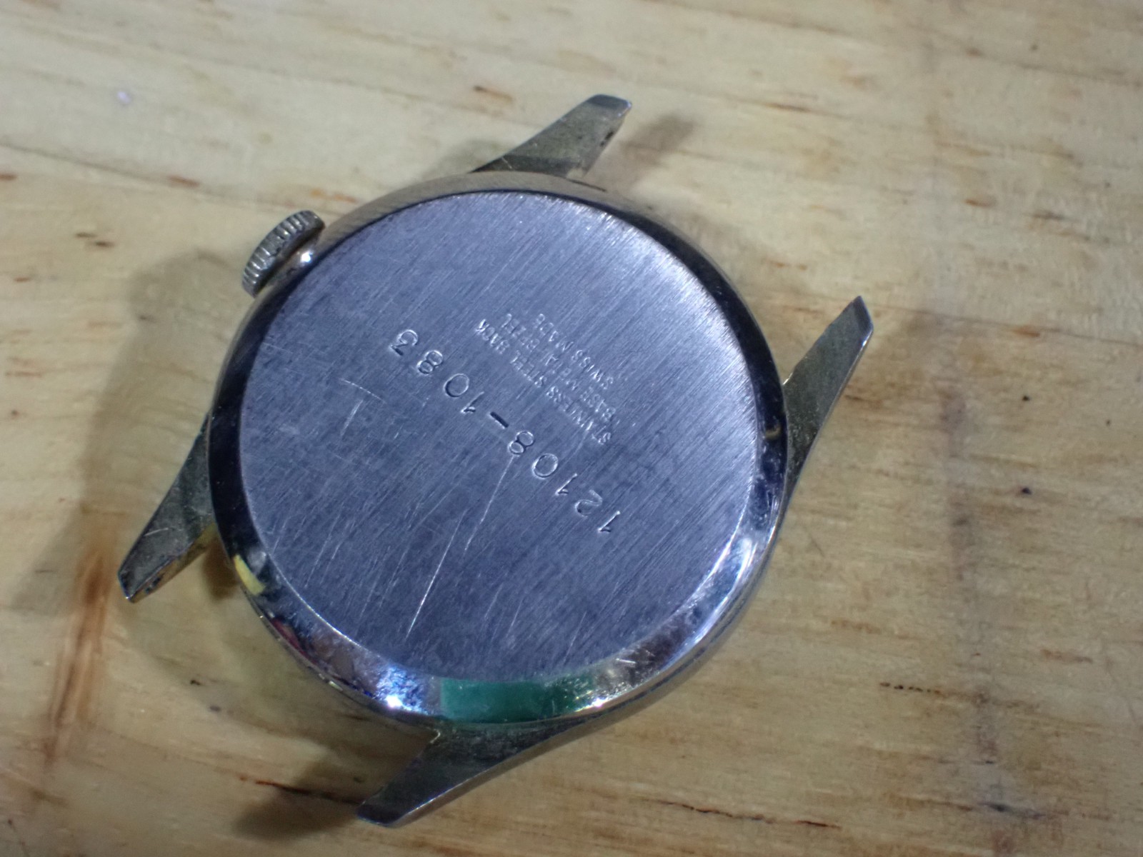 Endura 1 Jewel Manual Wind Digital Jump Hour Wristwatch Good Balance Agon