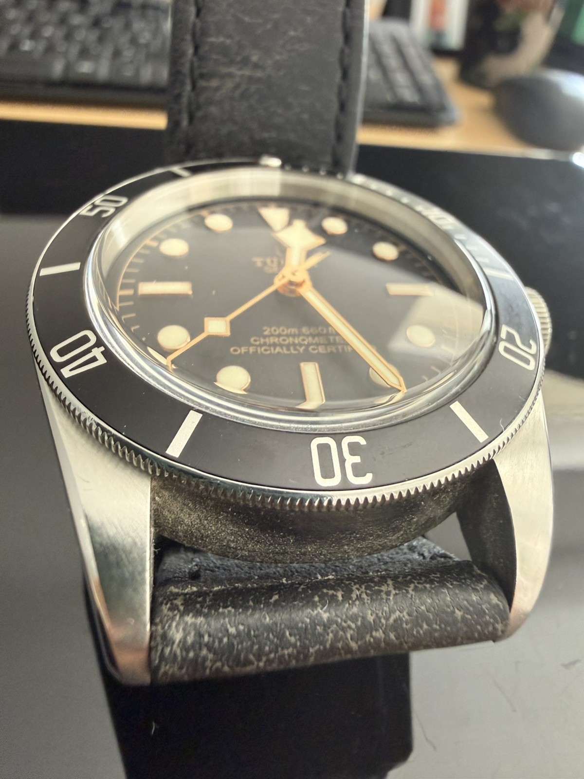 2017 Tudor Heritage Black Bay 41mm automatic watch – Excellent condition