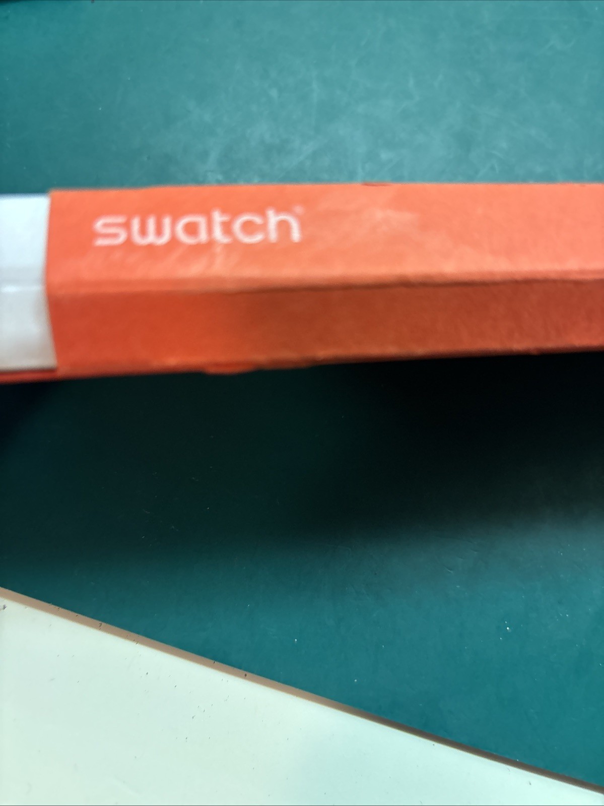 New Swatch Classic Linajola Blue Stripe High Gloss Swiss Watch 34mm GN237