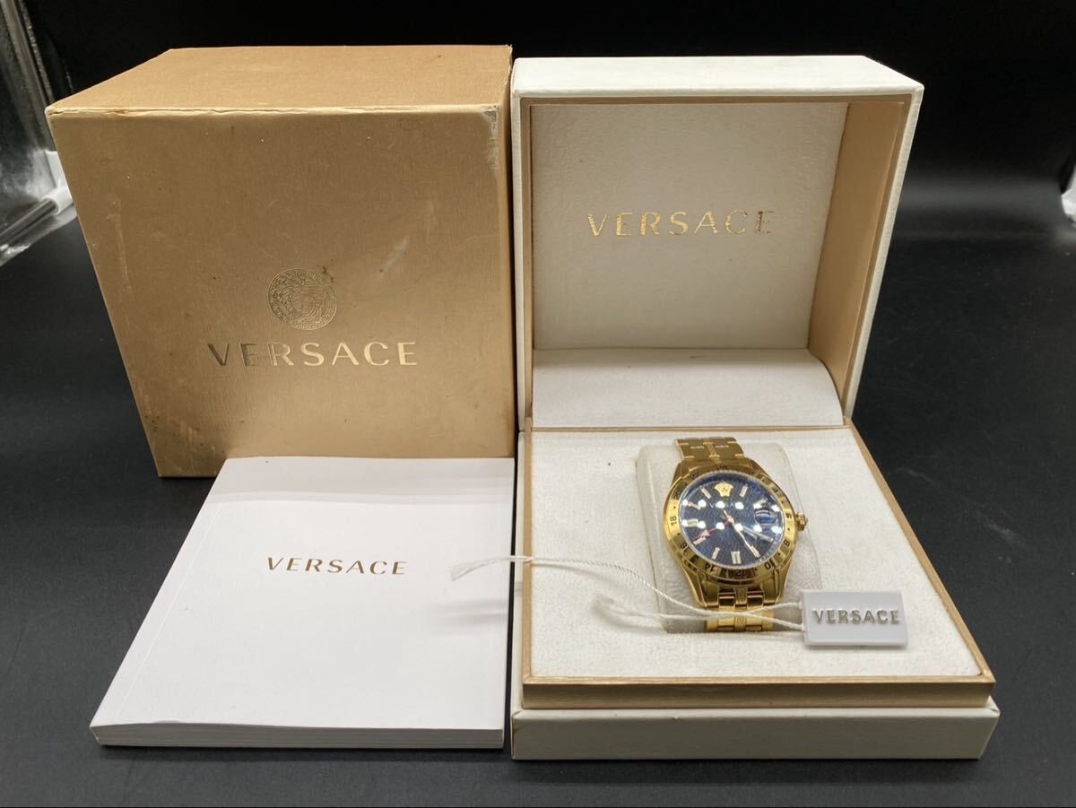 [B1Y] VERSACE Quartz Men’s Watch Greca Time VE7C23000 [p7q]