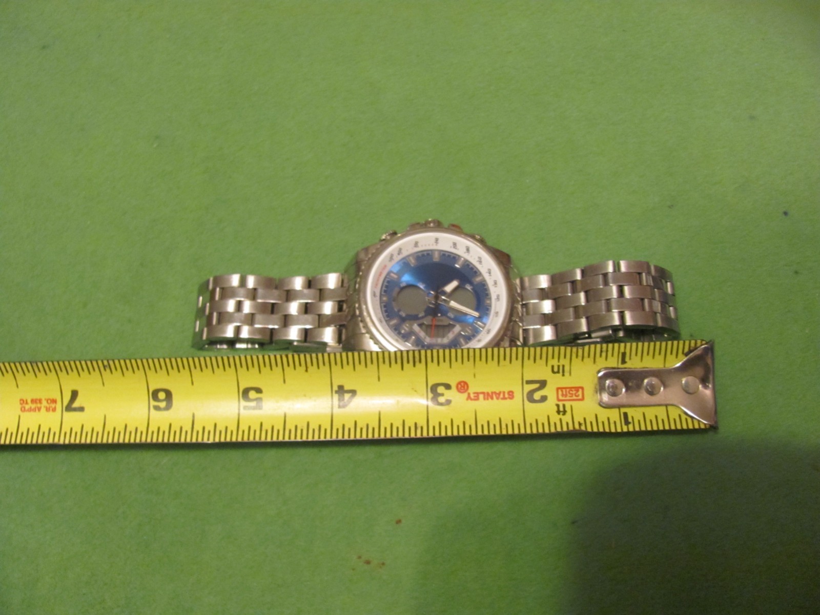Men’s Tachymeter Chronograph Folding Clasp Watch Not Working.