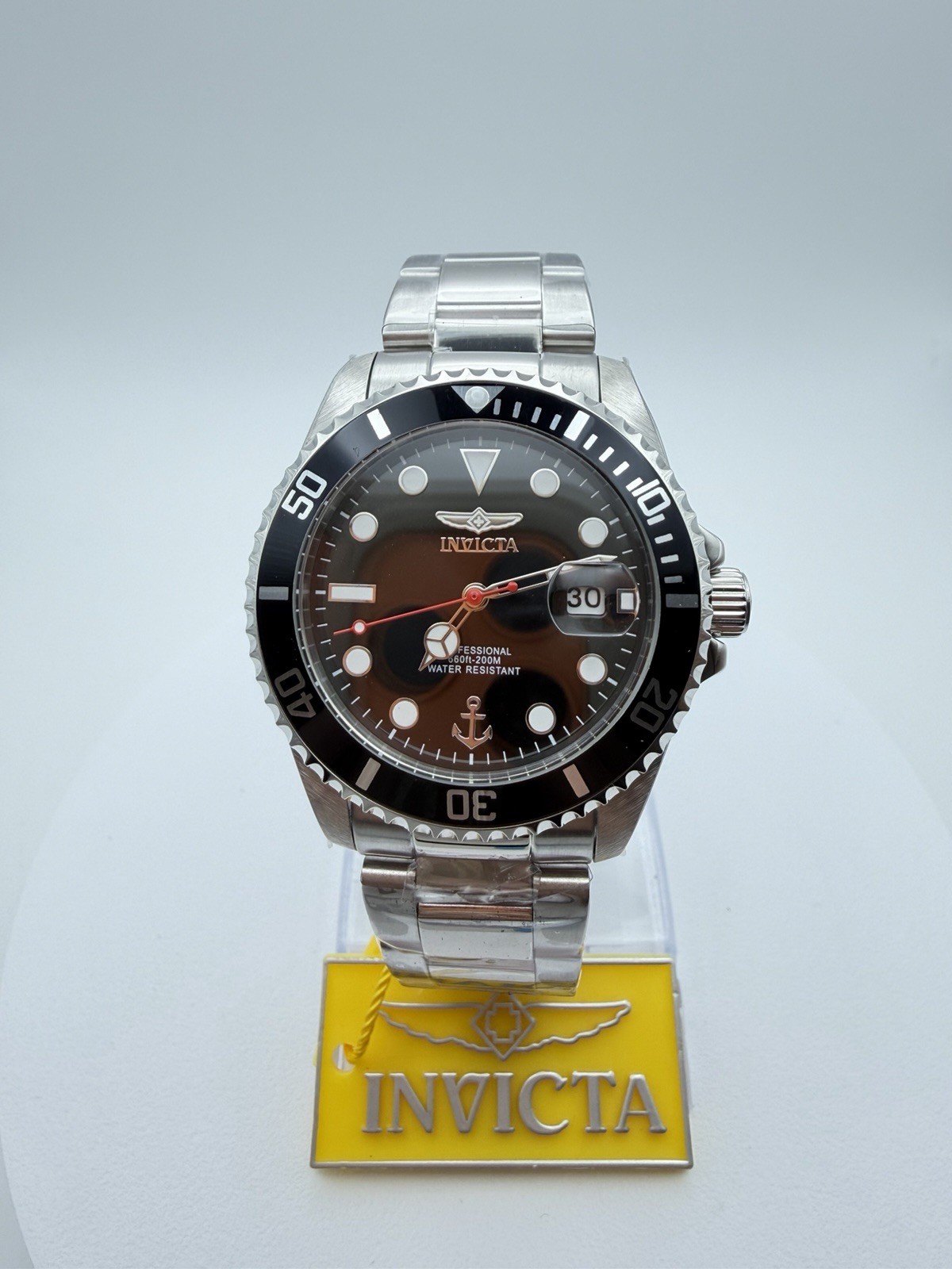 48660 Invicta Lady Stainless Steel Black Dial. 38mm. Pc32 Quartz