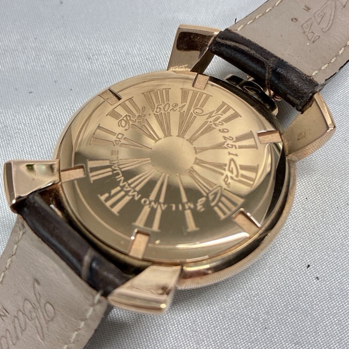 Gaga Milano Manuale 40 Stainless Steel 40mm Black Dial Quartz Unisex #WPW468 FS