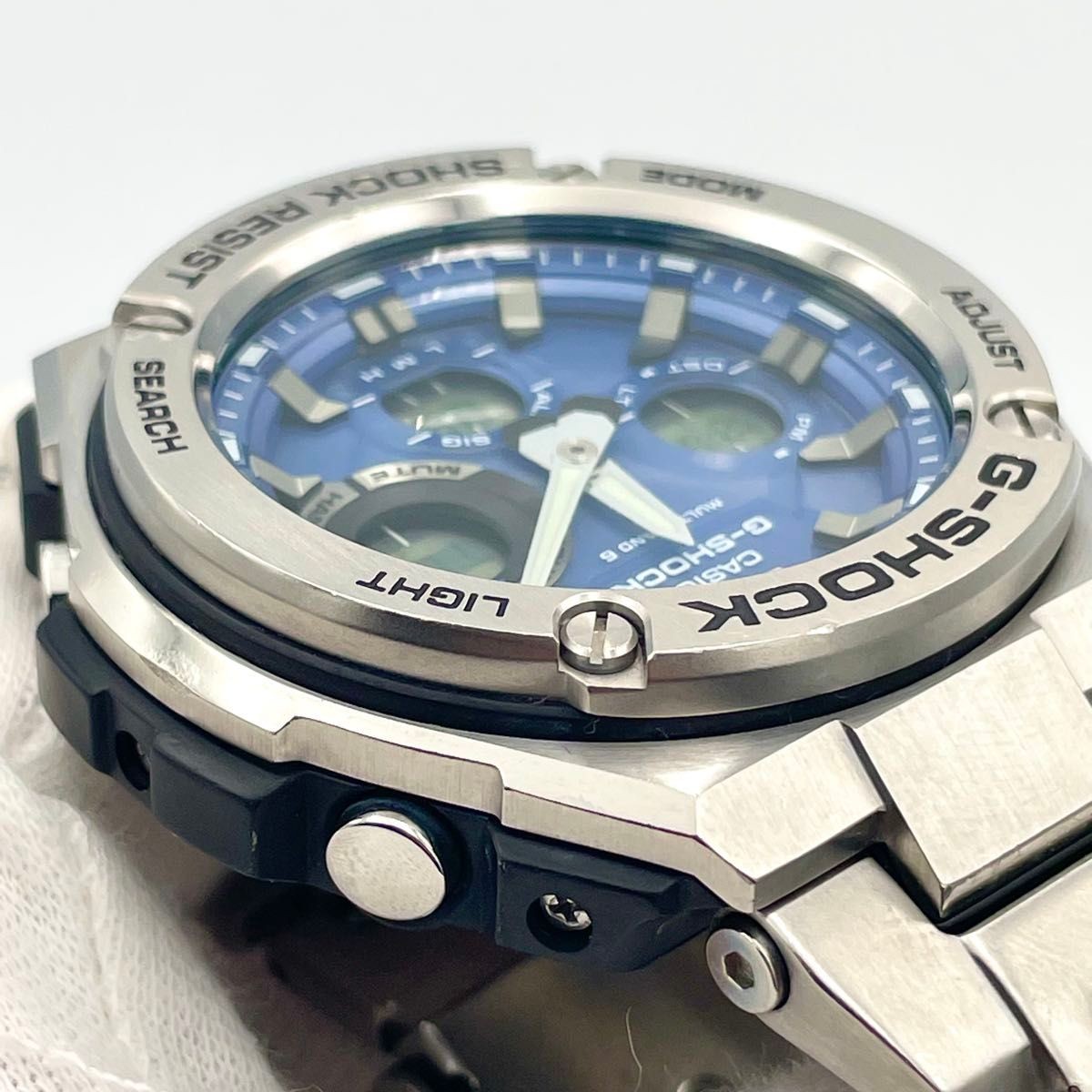 Rare Color CASIO G SHOCK wristwatch Blue GST W110D 2AJF Working