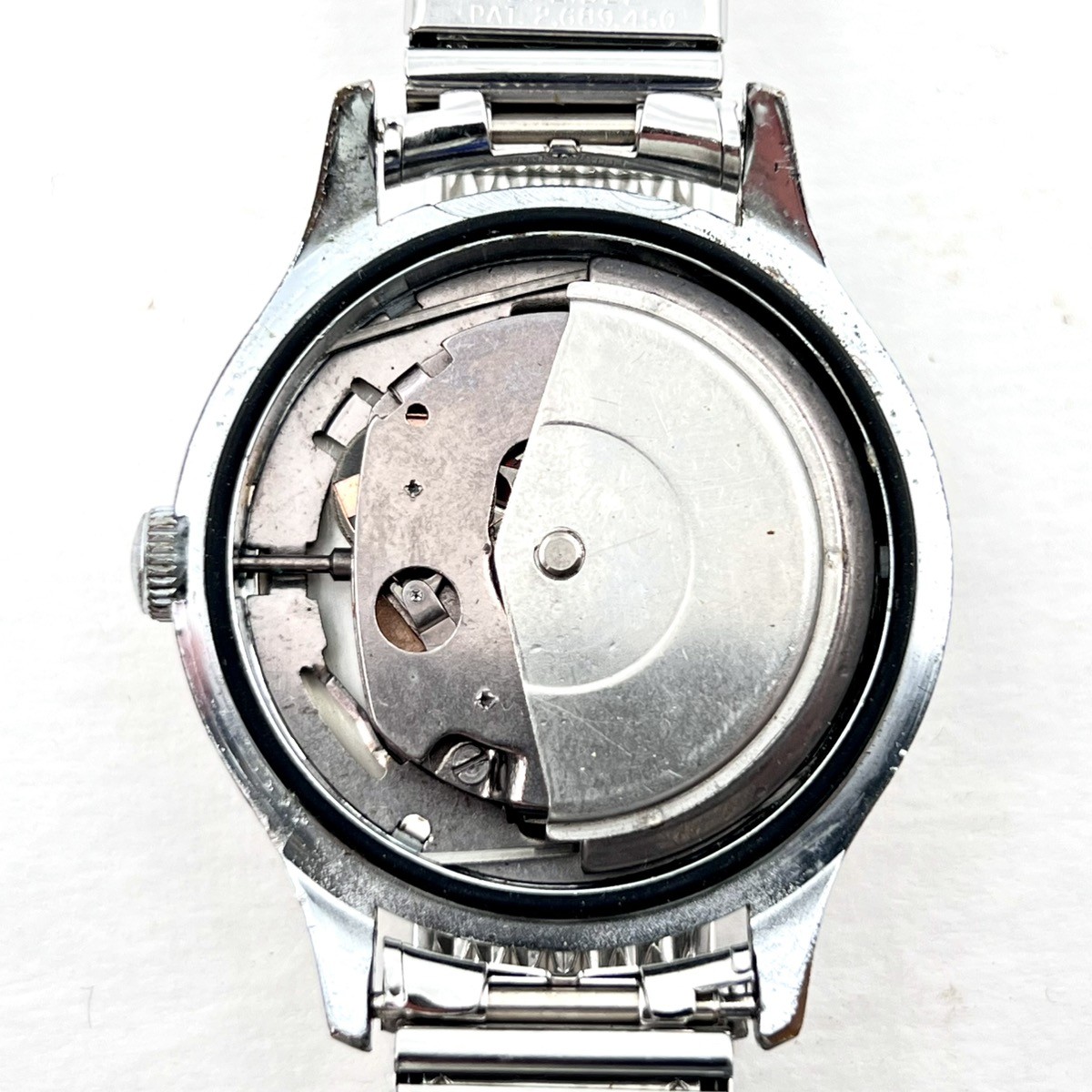 VTG TIMEX Self-Wind Shock Resistant Automatic Chrome Plate & Steel 37.5mm Watch