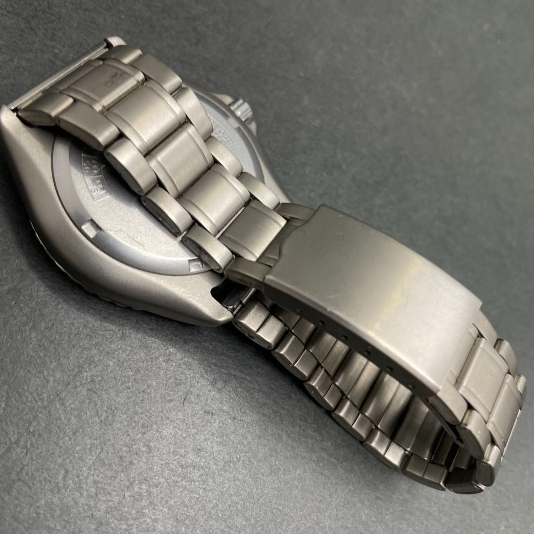 Citizen Promaster Air Divers 200M 18cm 7.08in Titanium Junk Quartz Watch Japan