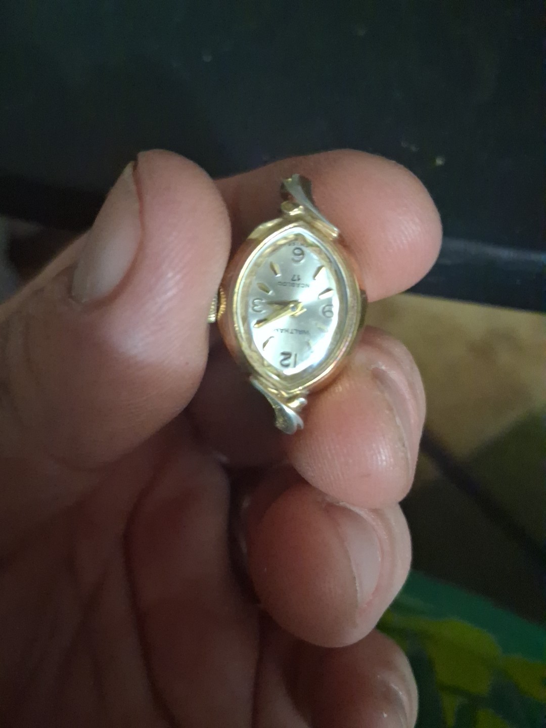 Vtg Wind Up Waltham Womens Watch No Bands Parts Or Repair