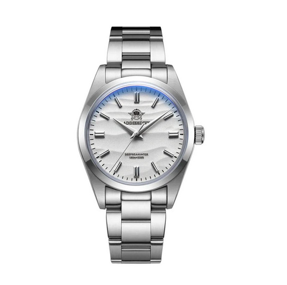 Addiesdive AD2030 Men Dress Quartz Watch 36mm 100m White Sand