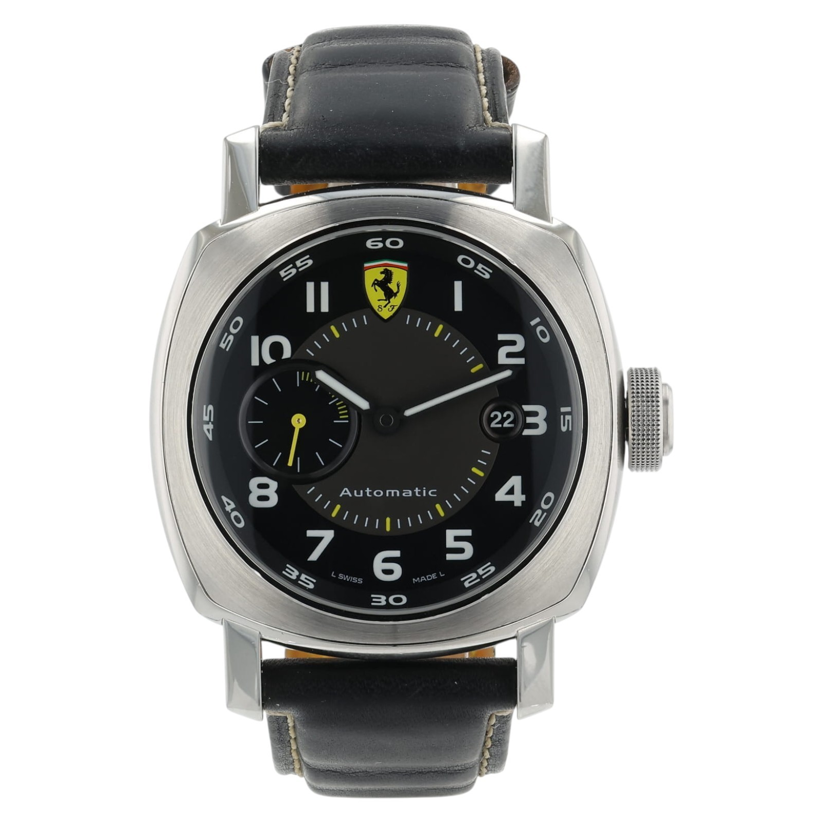 Panerai Ferrari Black Dial Stainless Steel 45mm Automatic Men’s Watch – FER00002