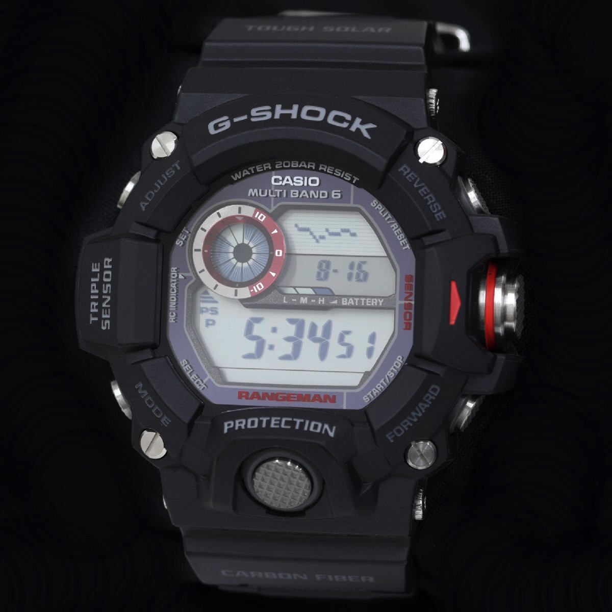 CASIO G SHOCK Rangeman GW 9400J Wristwatch Radio Solar Quartz Men’s