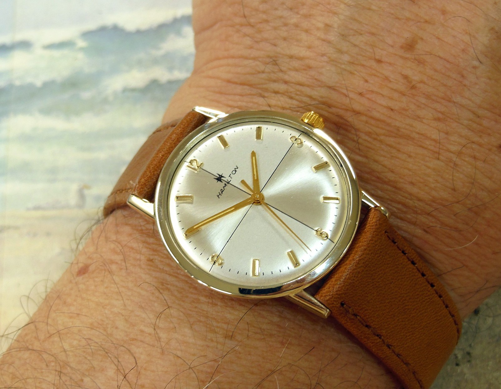 1960’s Vintage HAMILTON Manual Wind , Stunning Dial, Serviced with warranty