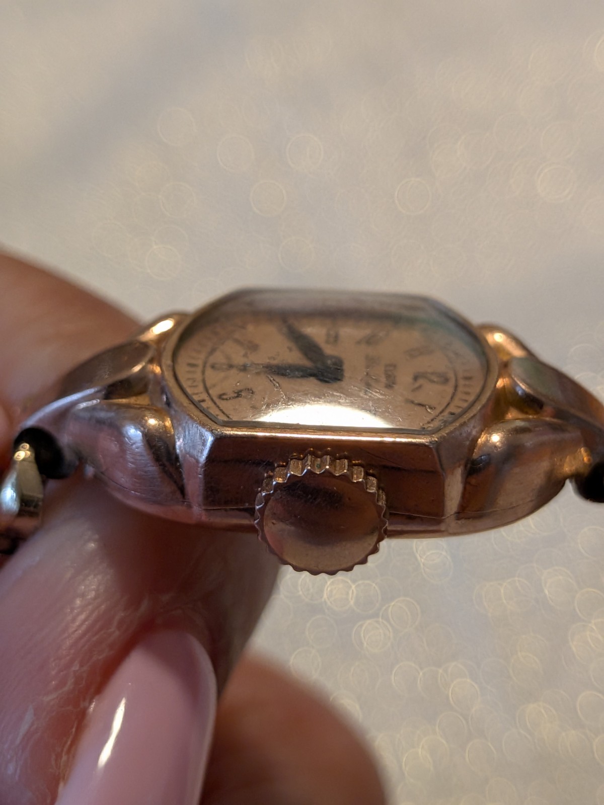Beautiful Vintage 1930s Elgin DeLuxe Ladies Wristwatch – 10K Rose Gold Filled