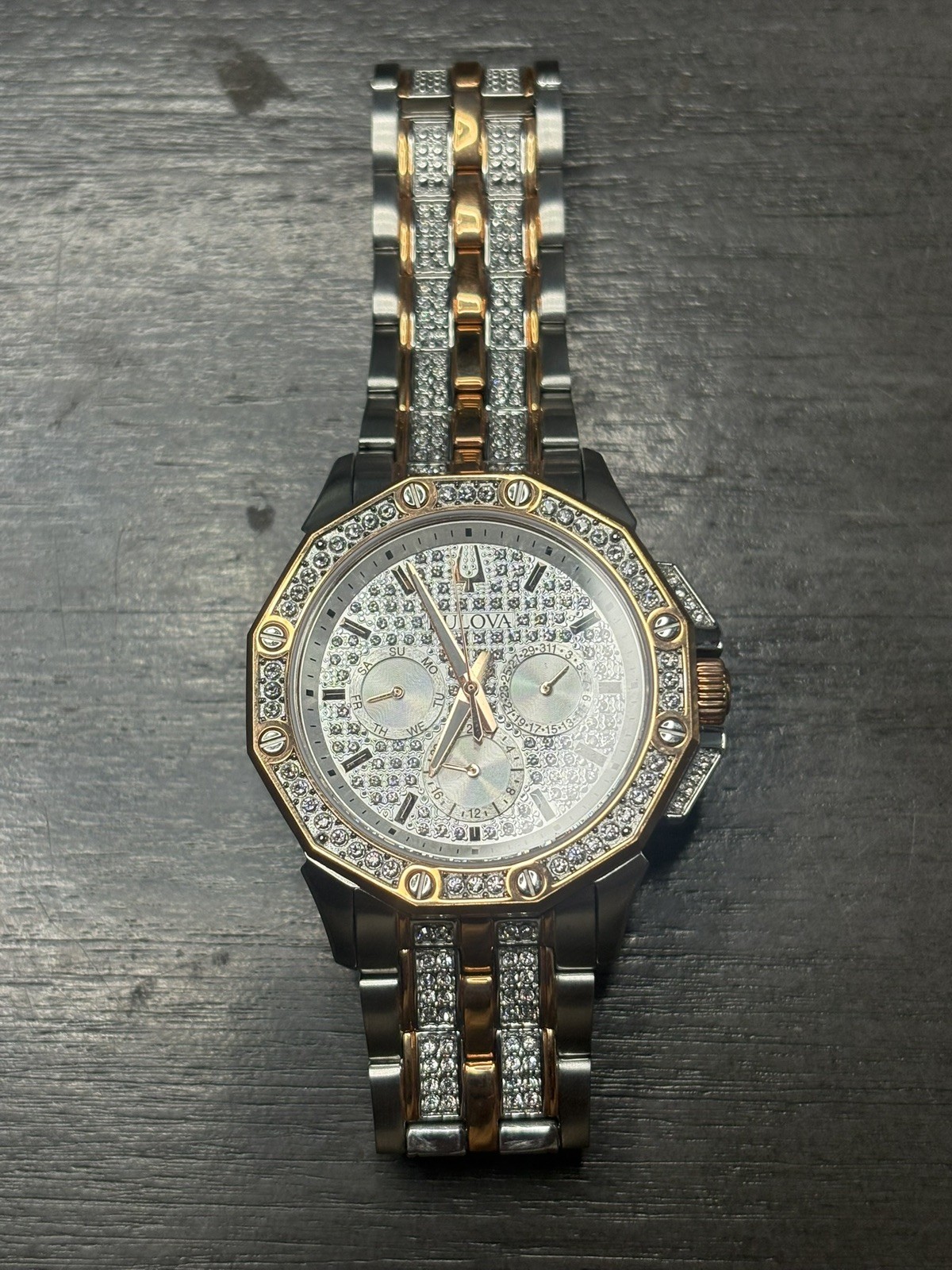 Bulova Octava 41.5mm Two-Tone Stainless Steel Men’s Wristwatch