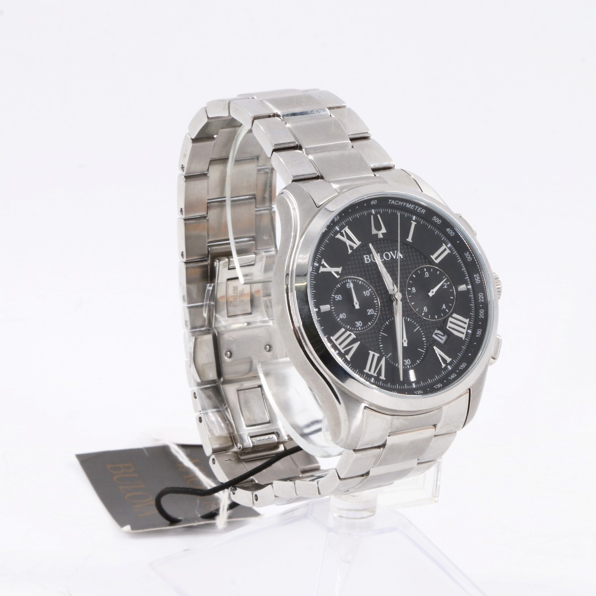 BULOVA 96B288 Wilton Black Dial Chronograph Quartz 46mm Men Watch (PZ2002219)