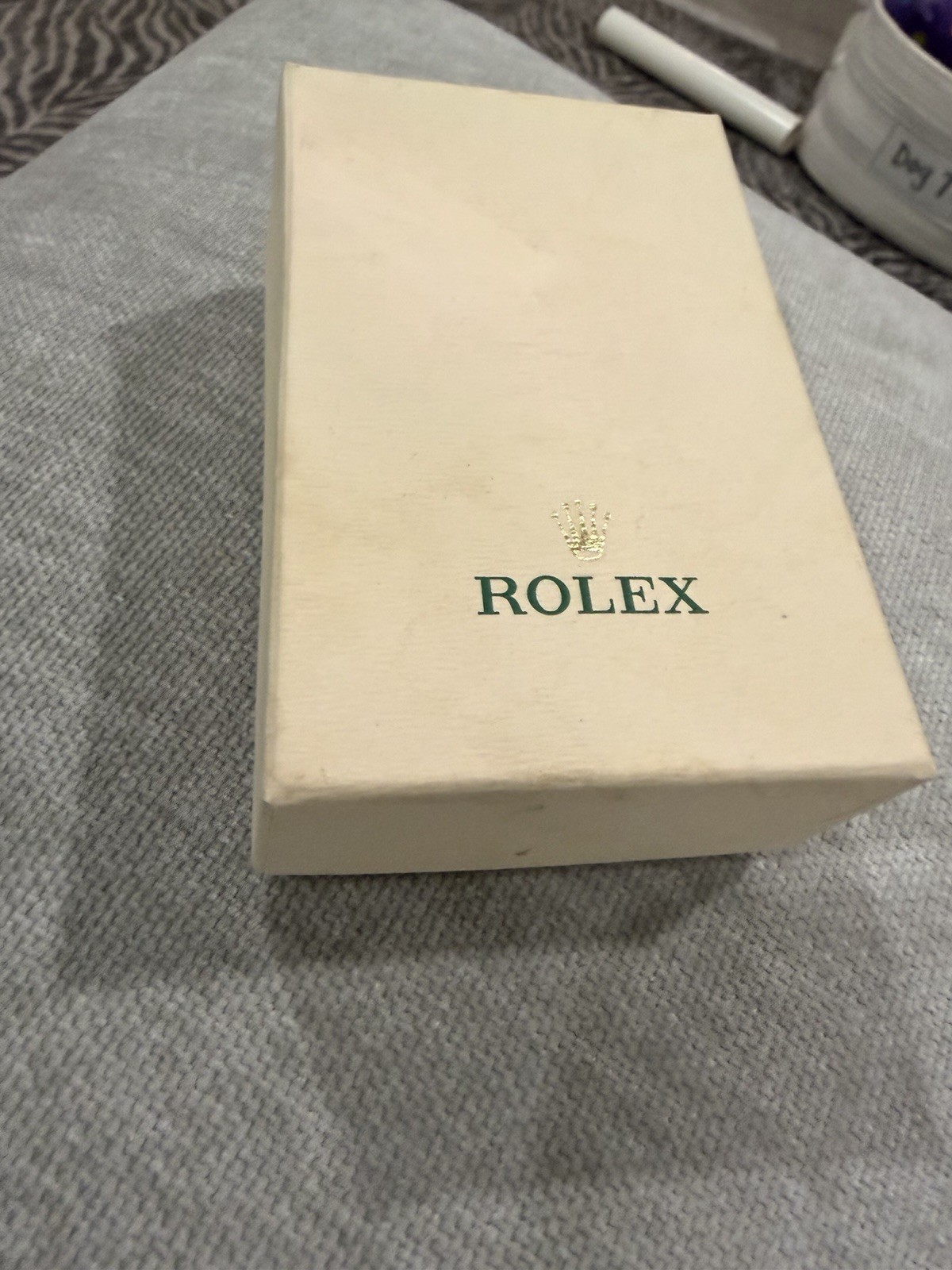 Vintage Rolex Lady Datejust 26mm Blue Dial 2-Tone Box Automatic 1970s