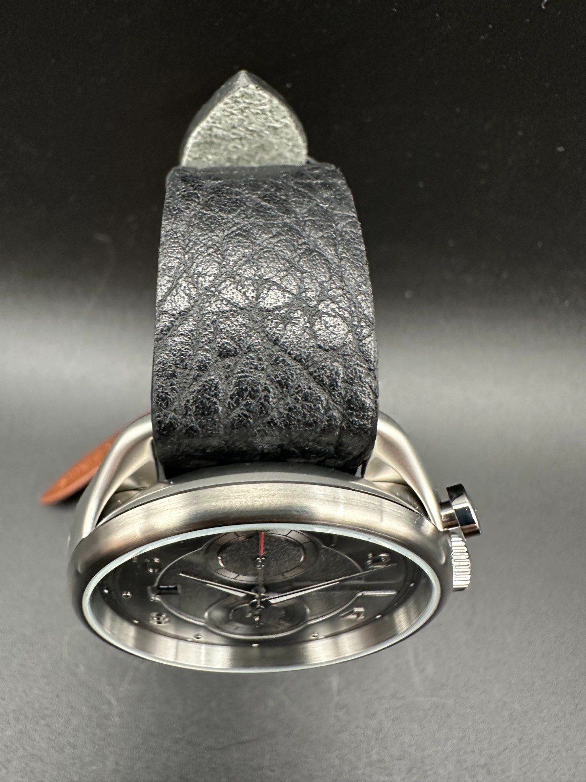 Master Works Chronograph 43mm Japan Made Quartz Men’s Watch MW17SUEDBKG0