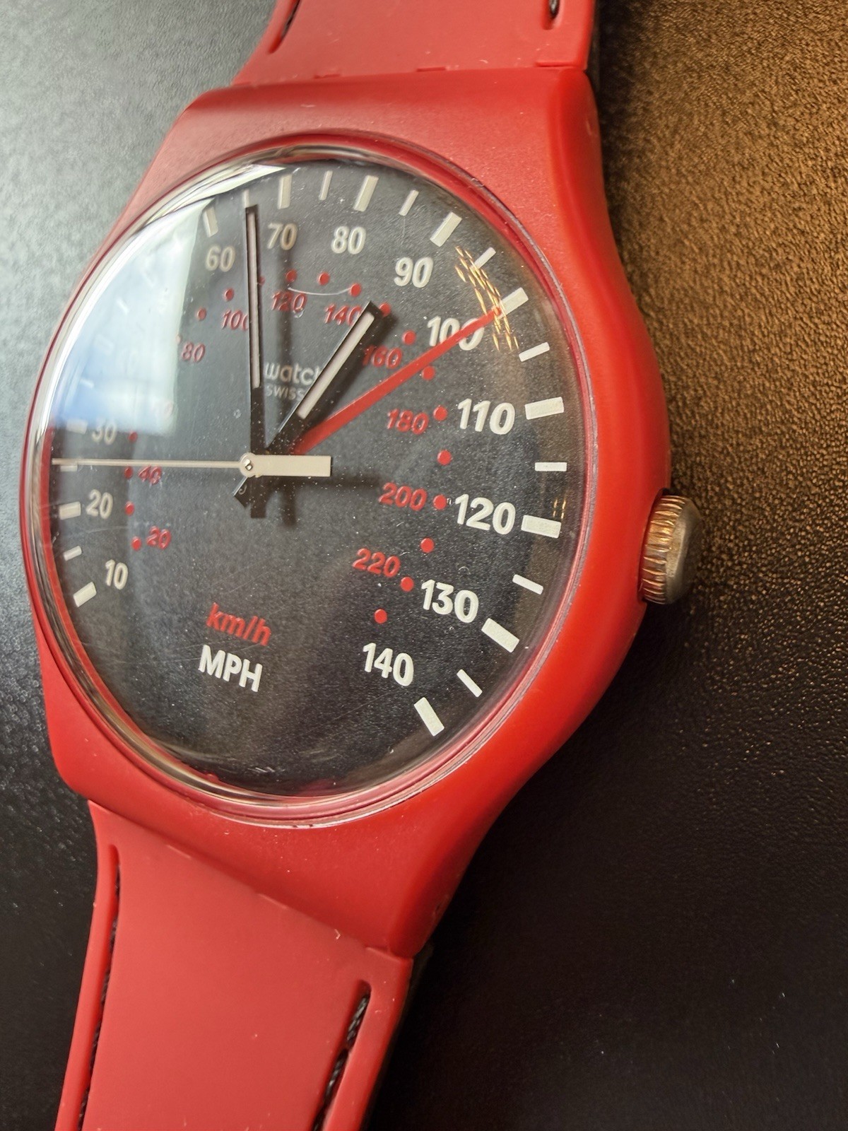For sale: Swatch Red Brake Watch
