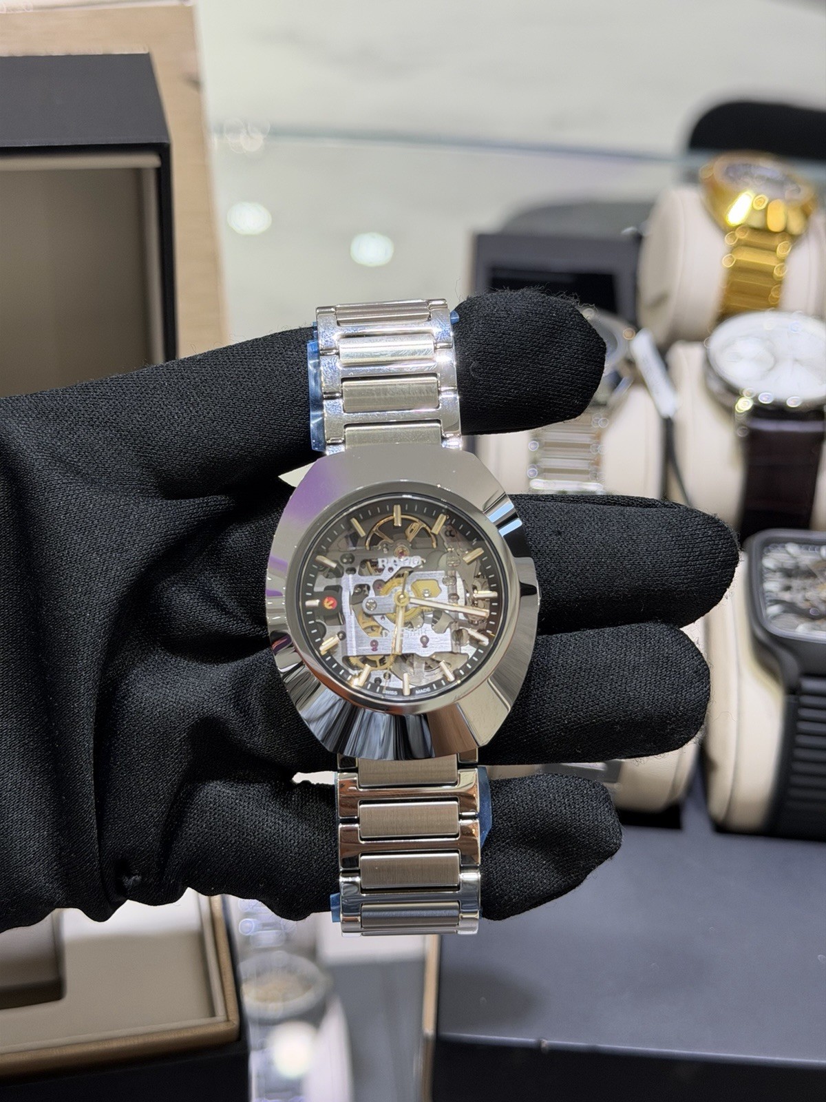 Rado DiaStar Original Skeleton Automatic Grey Dial Unisex Watch R12162153