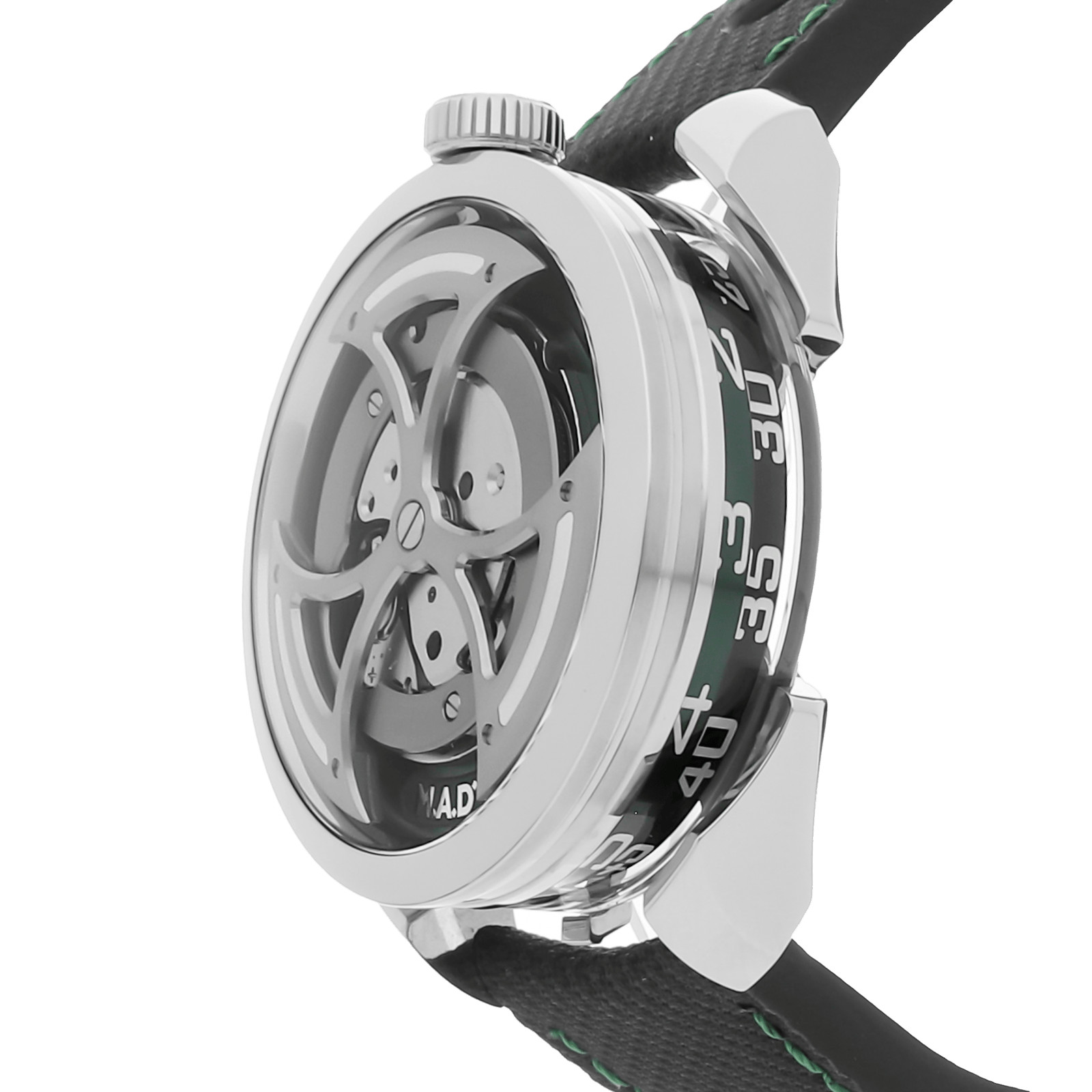 M.A.D.1 Edition 1 Green by MB&F Steel Auto Watch 42mm Strap M.A.D.1 GREEN