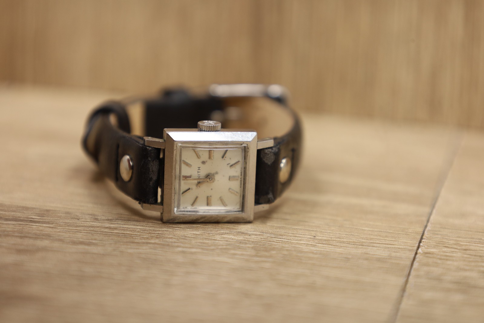 Vintage Zenith Women’s Watch 17 Jewel 16mm Steel Case Watch Serviced