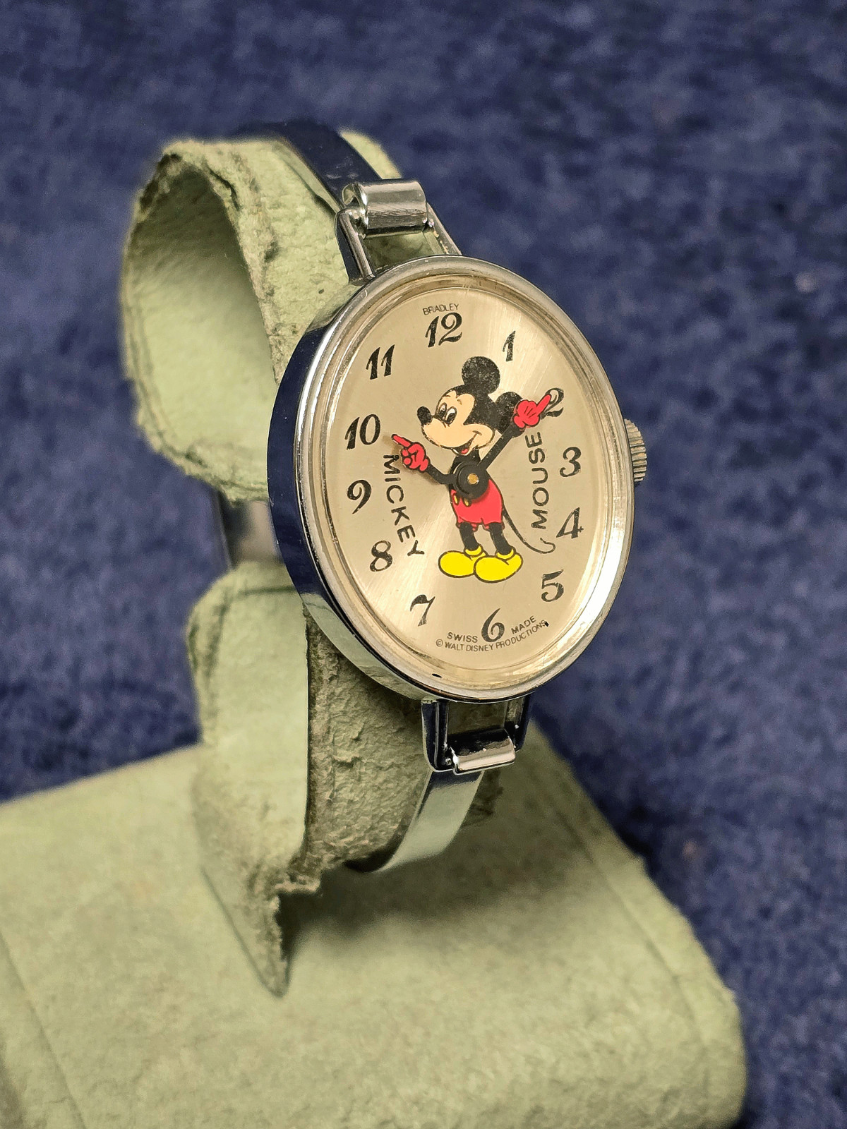 Vintage Bradley #1029 Mickey Mouse Bangle New Old Stock MINT CONDITION RUNNING!!