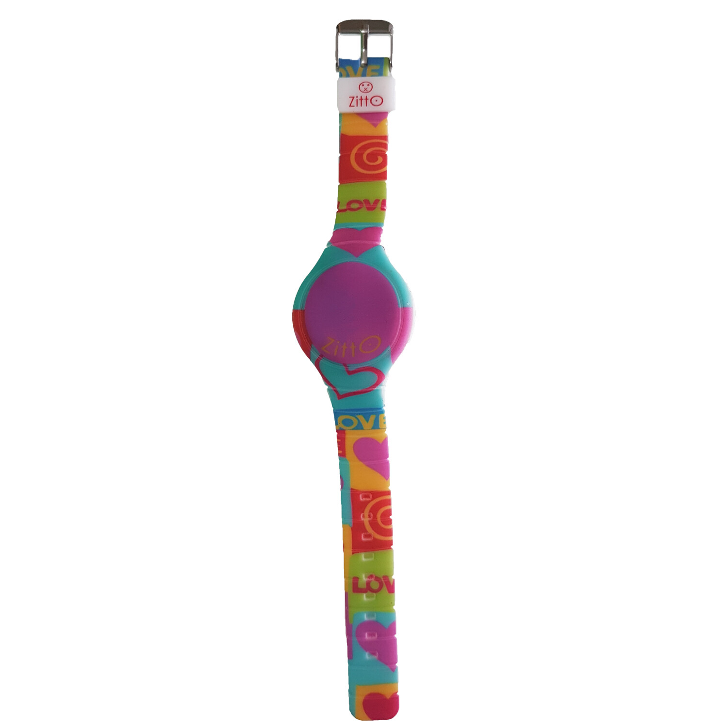 Unisex Watch ZITTO MINI POP LOVE Silicone Coloured Led 36mm NEW FLASH EDITION