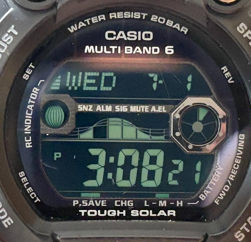 Casio G-Shock GW-7900B-1AJF Radio-Controlled Solar Tide Graph Watch 【USED】