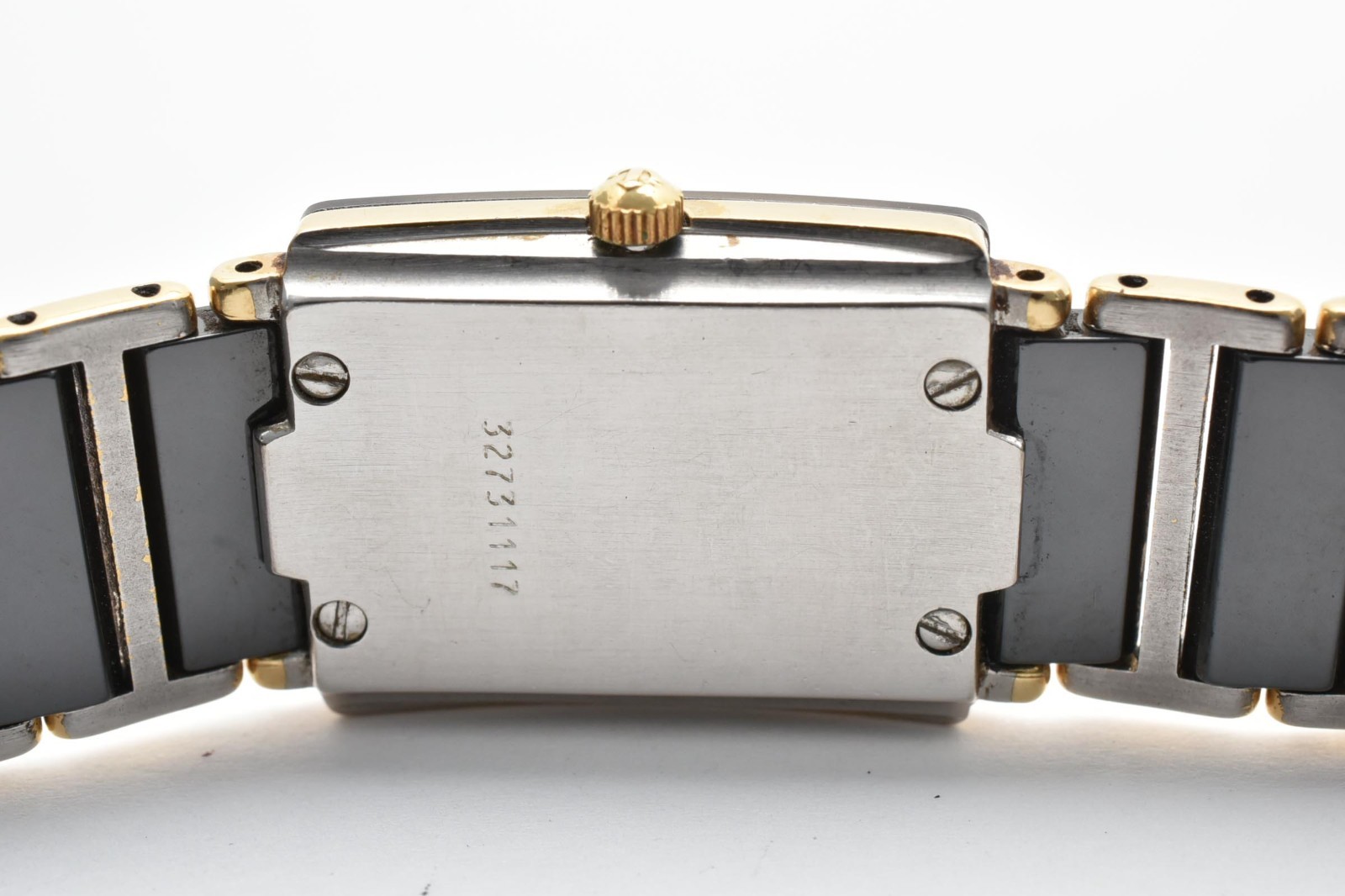 [N MINT] RADO Diastar 153.0249.3 2P Diamond Gold 18mm Qz Ladies Watch JAPAN