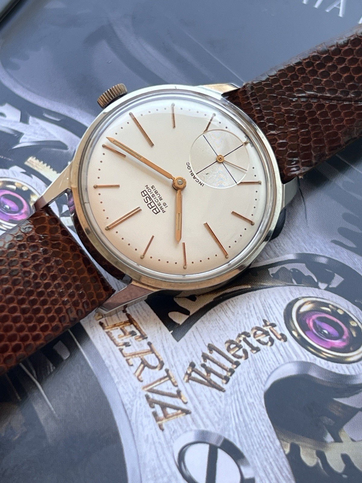 ARSA Precision Vintage Men’s Watch 19 Jewels Manual Wind NOS New Old Stock Swiss