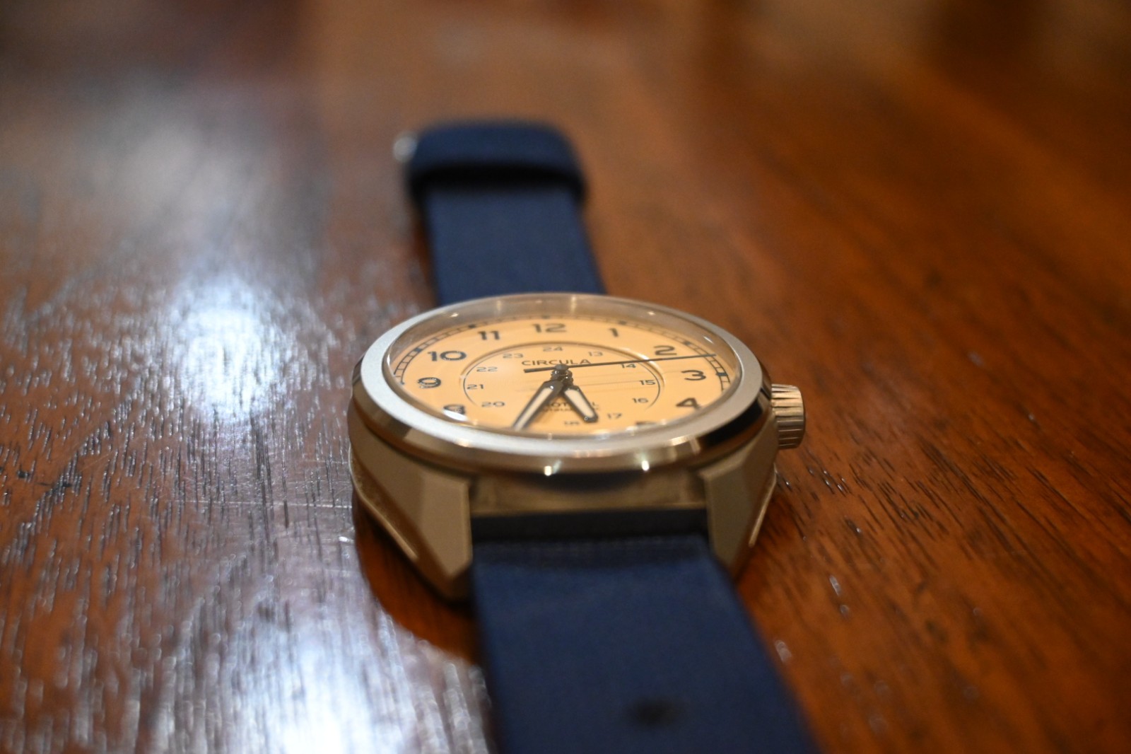 Circula Pro-Trail Sand, pre-owned with original box, papers, strap.