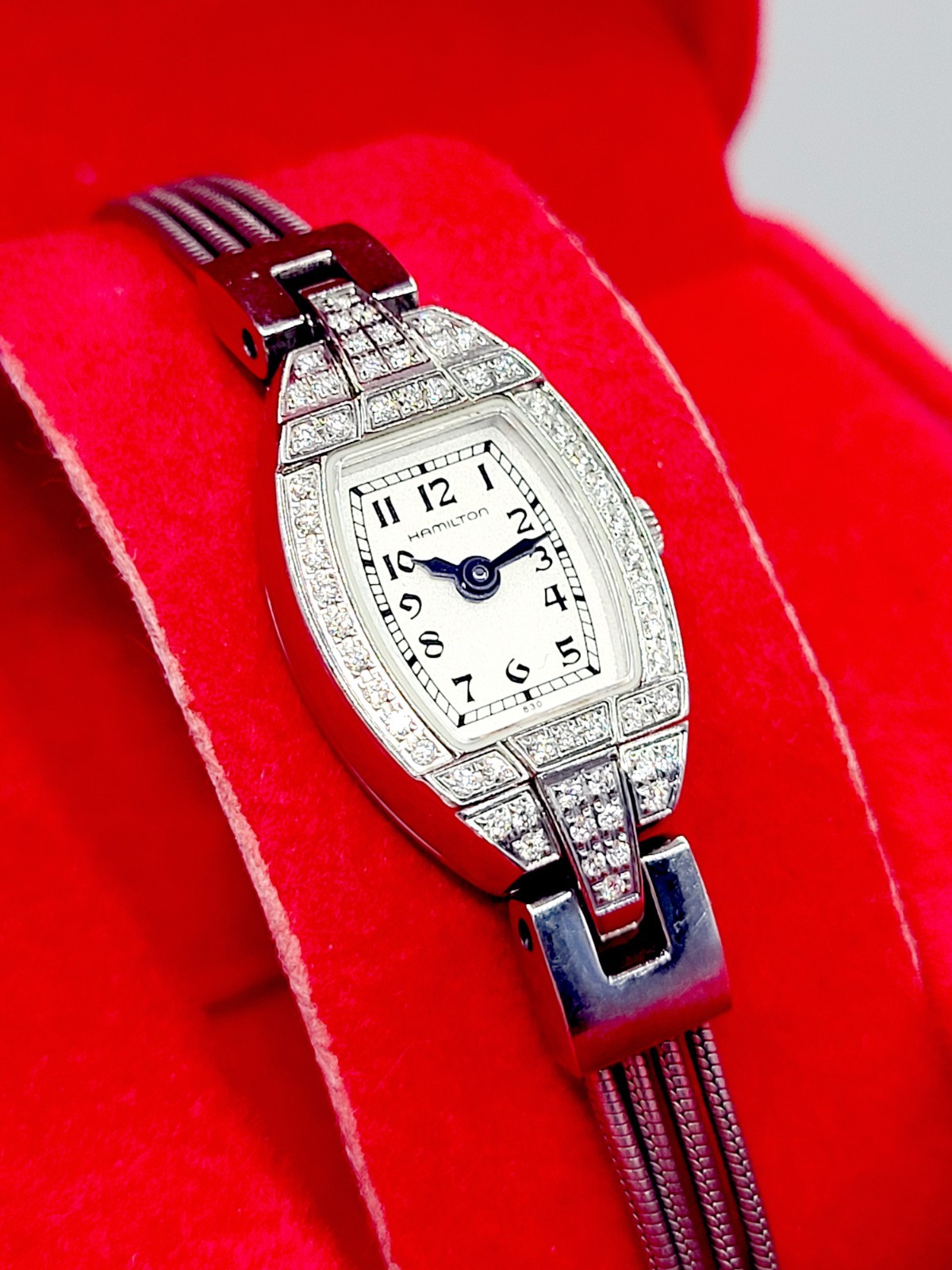Hamilton Lady Diamond Swiss Quartz 14mm [N.MINT] Women’s Watch Works New Battery