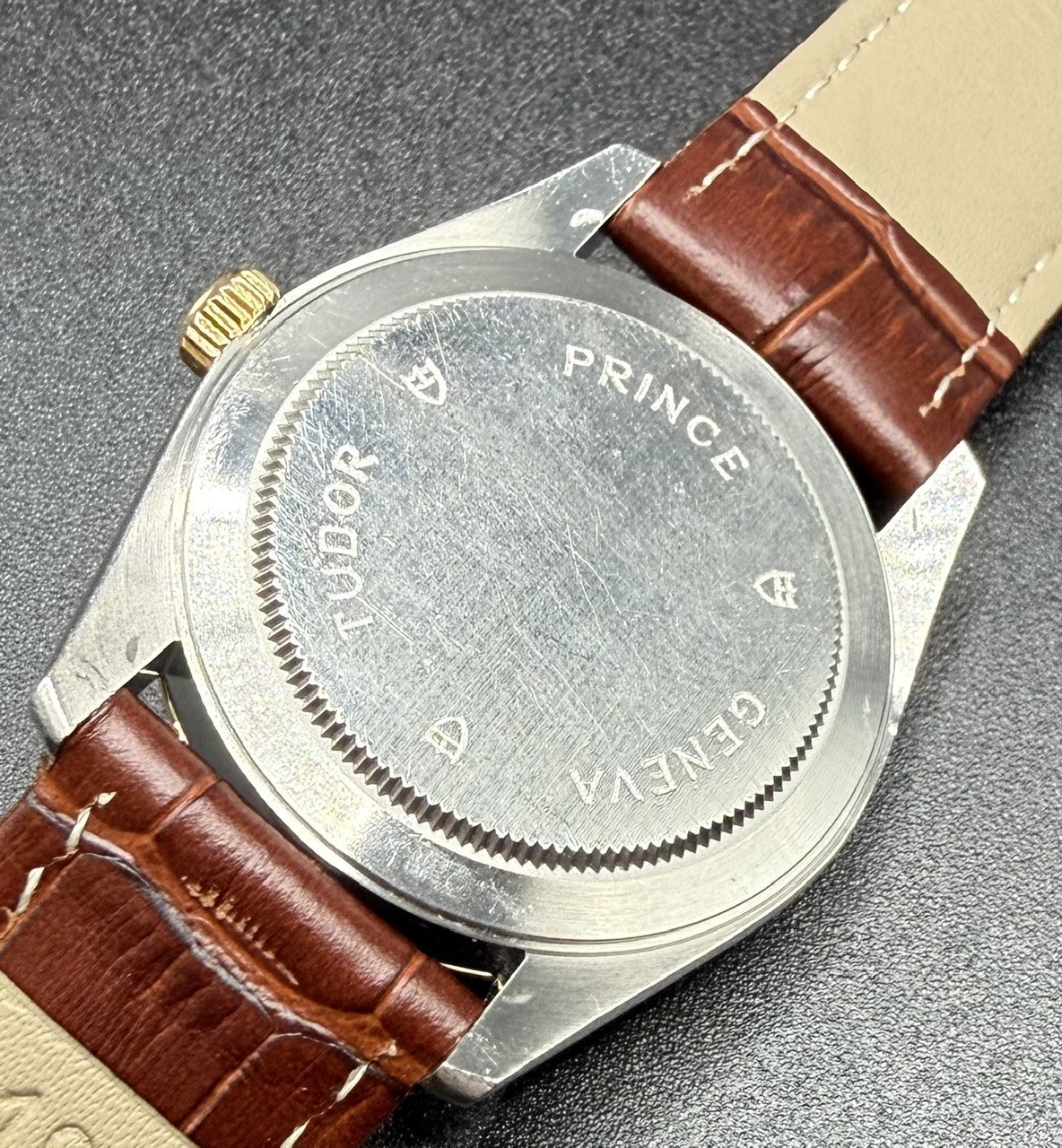 Vintage Tudor Prince 18k /SS Champagn Dial Automatic Date 34MM 74033