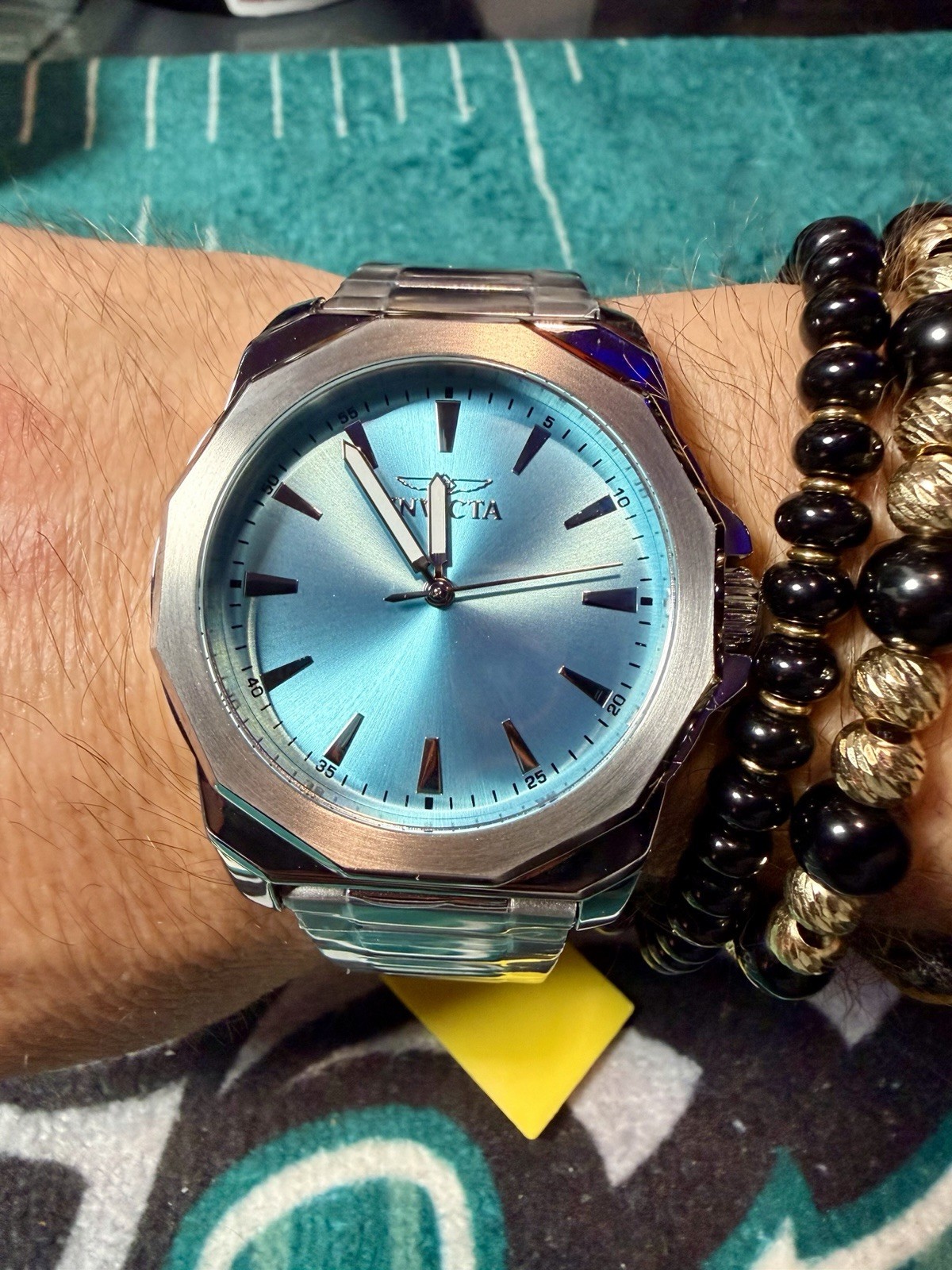 🔥🔥Invicta SpeedWay Men’s 45mm Sky Blue Dial SS Bracelet Watch🔥🔥