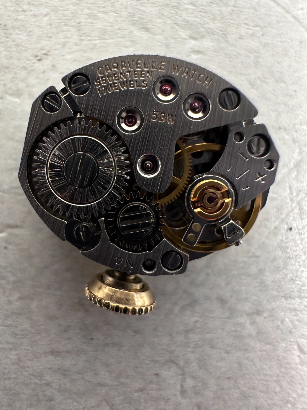 VTG Caravelle Bulova Watch Womens 14mm Oval Manual Wind 17J Gold Tone Working