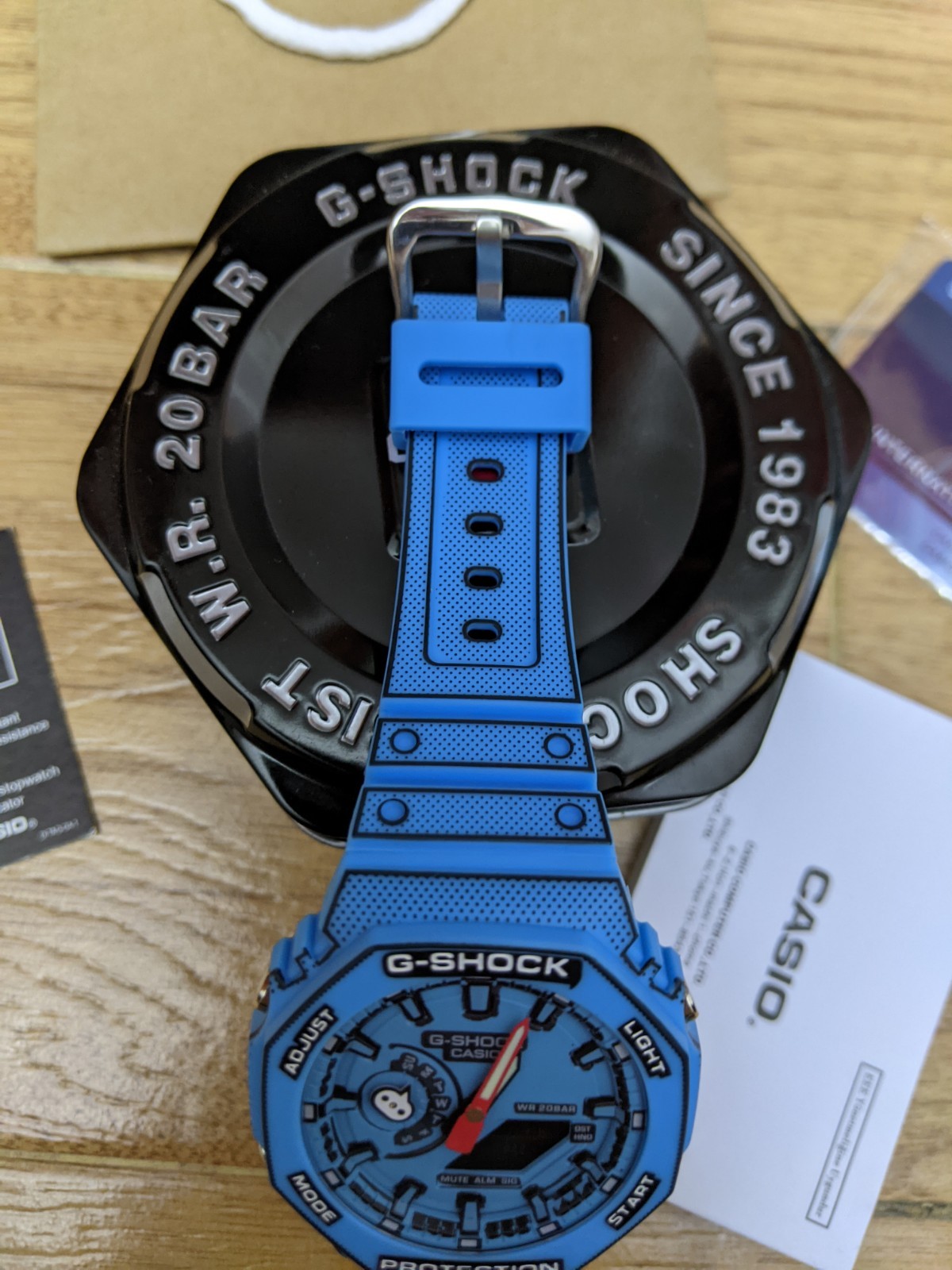 Casio G-SHOCK GA-2100MNG-2AJR watch MANGA Theme Blue