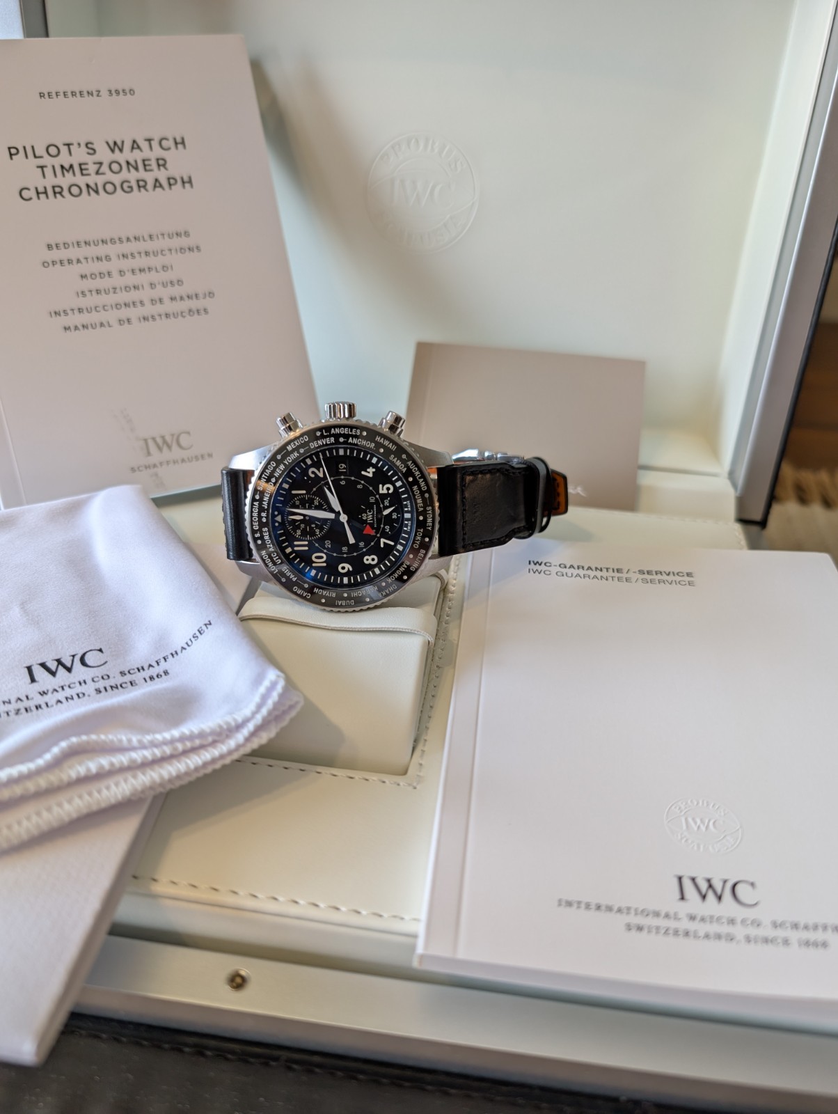 IWC Pilot’s Watch Timezoner Chronograph Reference IW395001