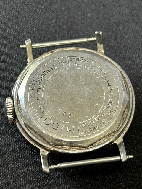 Vintage Mido Multifort Extra Super Automatic, Runs, Great Patina on Dial