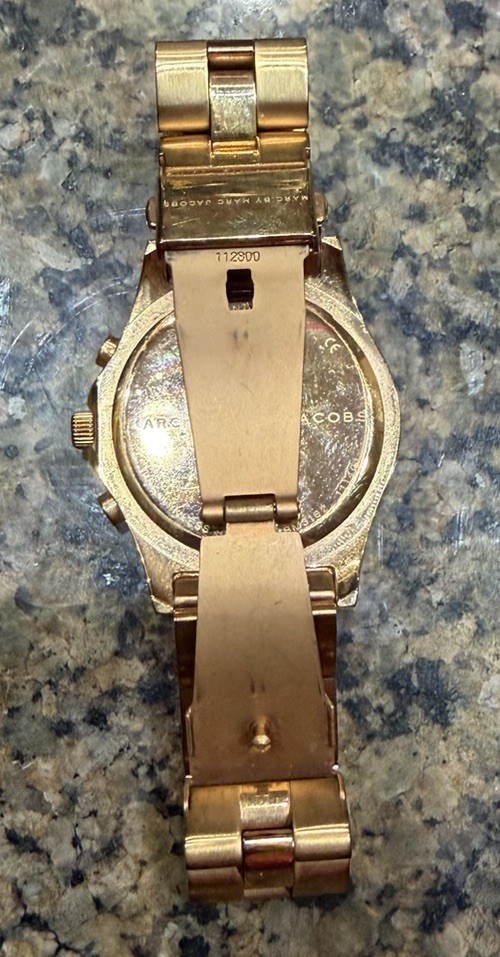 Women’s MARC BY MARC JACOBS Goldtone Quartz Watch, MBM3126, NEEDS BATTERY
