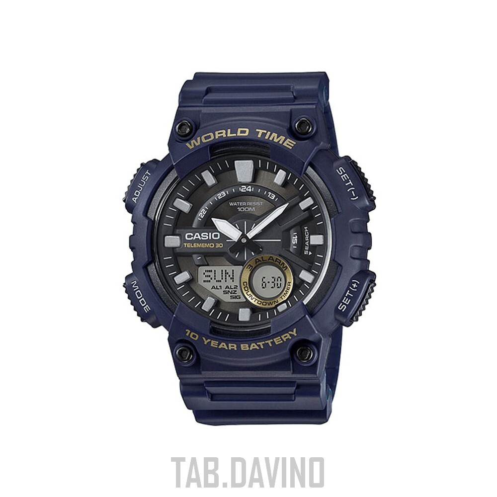 Casio AEQ-110W-2A World Time 10 Years Battery
