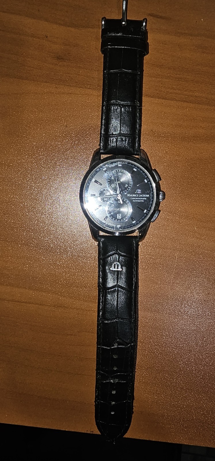 Maurice Lacroix Men’s PT6388 Pontos Analog Display Swiss Automatic Black Watch
