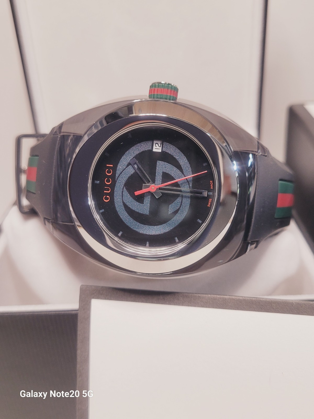 Gucci YA137101 Men’s Black Watch