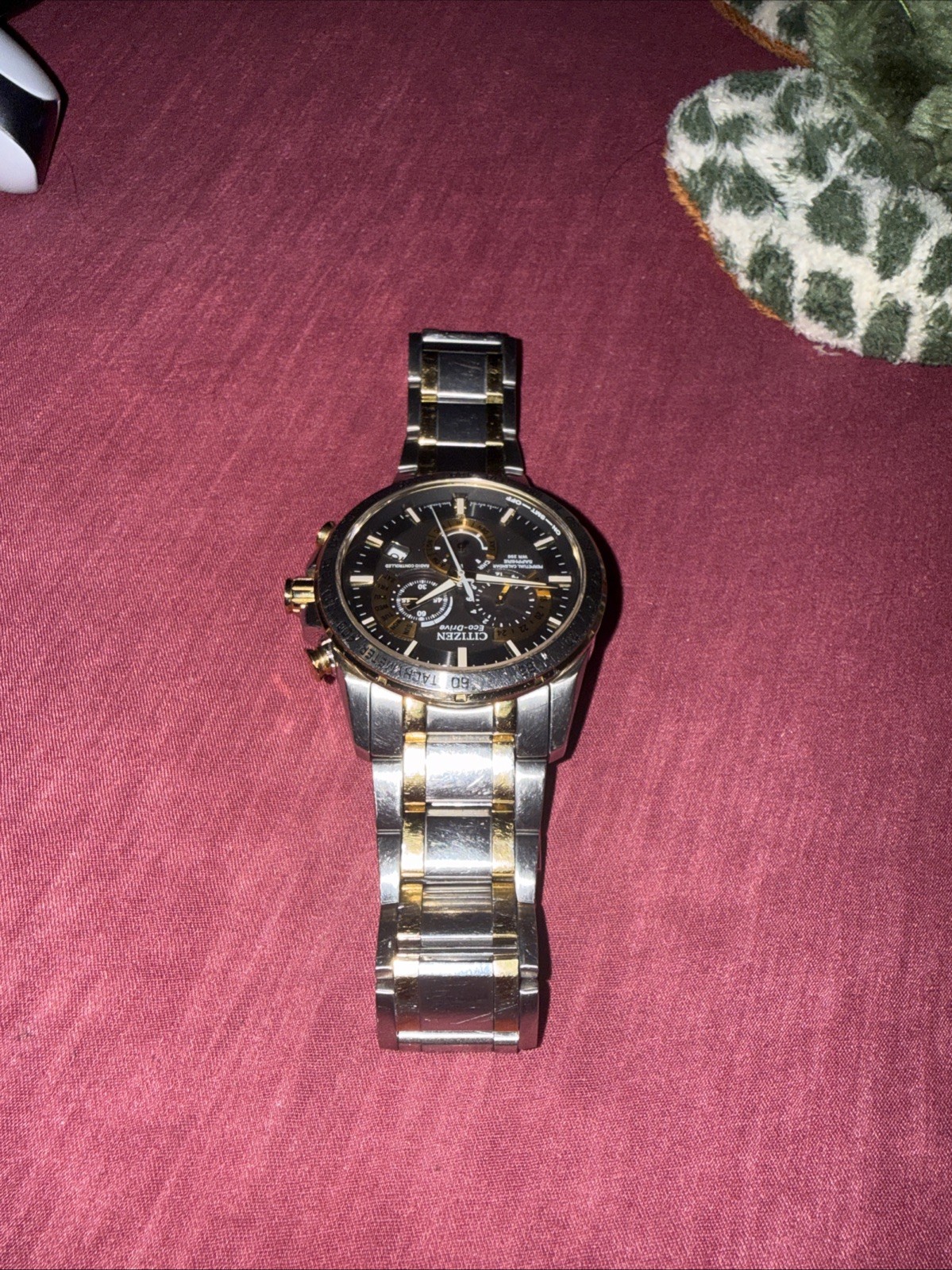 Citizen Eco-Drive E650-S075157 Two Tone Wrist Watch for Men (no Box + 2 Links)