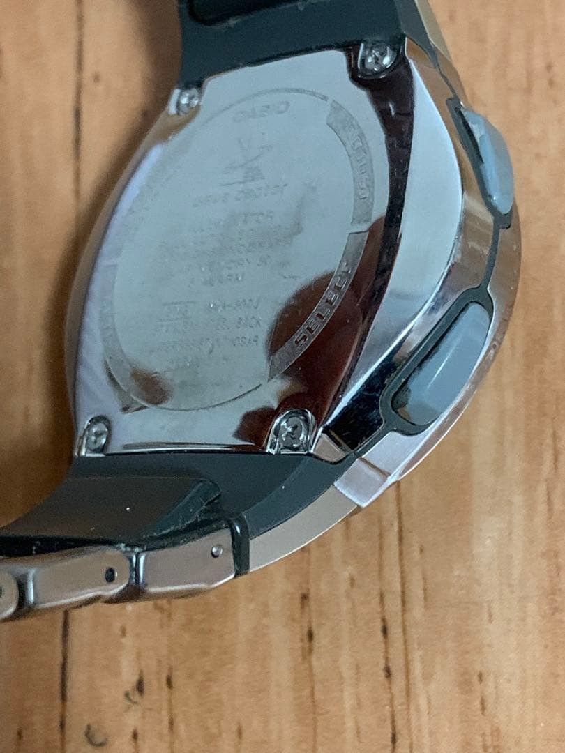 Casio Wave Ceptor WVA-500 Radio Solar AnaDigi Chronograph Mens Watch -For Parts